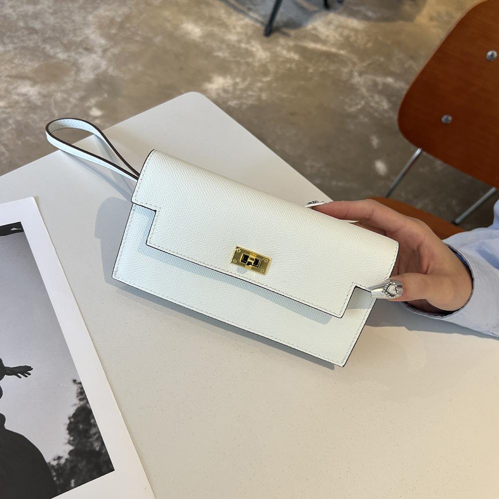 

Роскошные женские сумки через плечо из натуральной кожи, маленькие цепочки с замком-вертушкой, сумка через плечо, текстурированная мини-сумка из коровьей кожи, кошелек WOC без логотипа