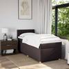 Maison Exclusive - Sommier à lattes de lit avec matelas Marron foncé 90x190 cm