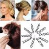 10 Stück Einfache Spiralförmige Haarspange Fixierter Lockenwickler für Brautkopfschmuck Frisurwerkzeug Mädchen Minimalistisch Personalisierte Styling-Accessoires