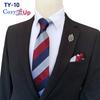 Men Two-piece Tie Set Stripe Necktie  Business Fashion Handkerchief Paisley
