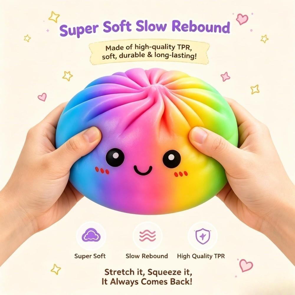 Glitter Dumplings Blind Box Squeeze Toy Stress Relief Sensory Ball Relaxation Tool