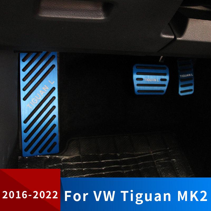 Ze stopu aluminium pedał gazu akcelerator gazu pedał hamulca pokrywa pedału sprzęgła dla volkswagena VW Tiguan MK2 2016-2022