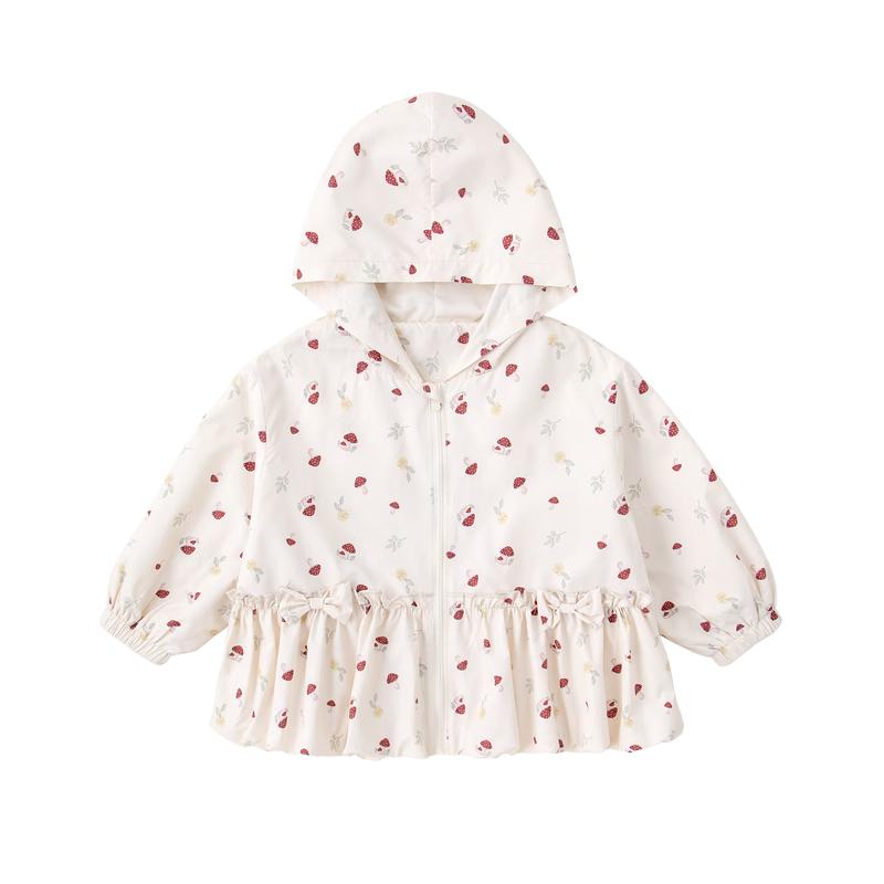 Dudu Family Water Repellent Kids Spring Autumn Hooded Jacket 110