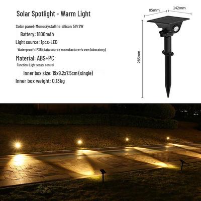 Solarbetriebene Sonnenuntergangs-Projektions-Landschaftsleuchte