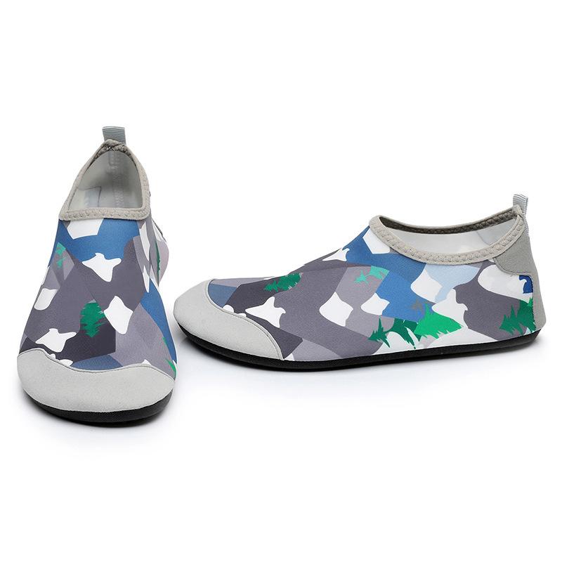 Socken Herren- und Damen-Yoga-Socken Laufen Sporttraining Strandschuhe Weichsohlige Barfuß-Baotou-Flussverfolgungsschuhe
