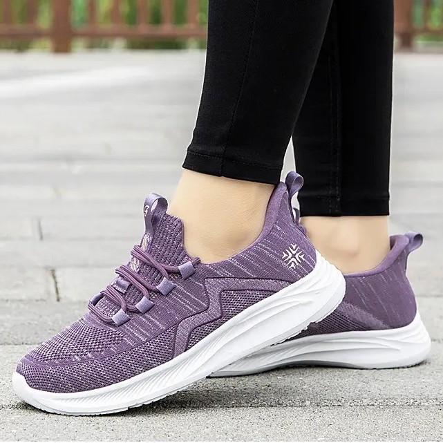 Shoes Women's 2025 Spring New Fly-woven Mesh Casual and Comfortable Mother Shoes Breathable Sports Women's Casual Shoes