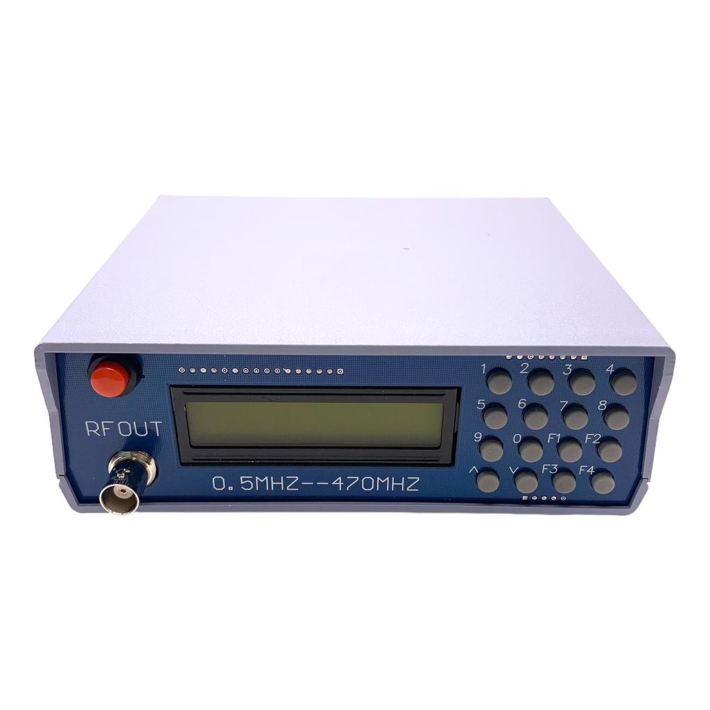 0.5M‑470MHz RF Signal Generator W/ CTCSS Function Frequency Signal Source Signal Generator for FM Walkie-talkie Debugging Tool