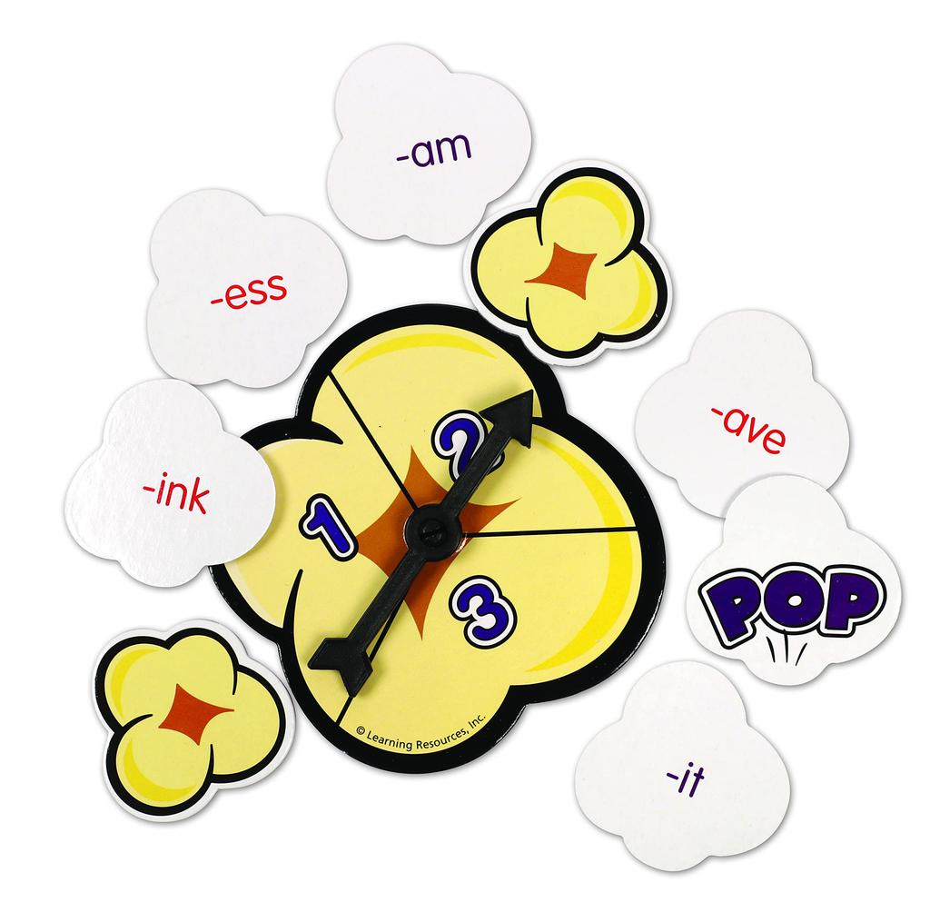 Learning Resources Pop Games Pop for Word Families LER 8470 - (Popcorn) [Used]