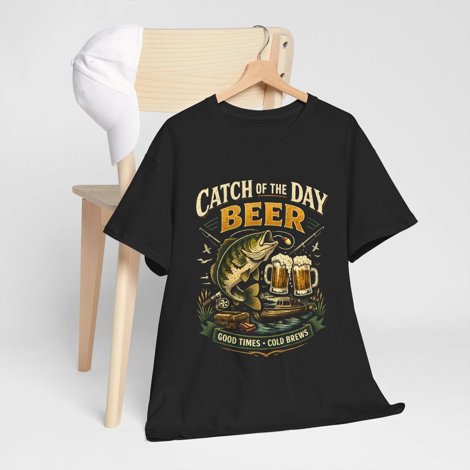 Catch of the Day Beer Children s Children s T Children s T-shirt | Fishing, Beer Mugs, Retro Design 110