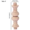European Multi Styles Solid Wood Carved Furniture Foot Legs Cabinet Seat Feets Vintage Home Decoration Crafts Accessories
