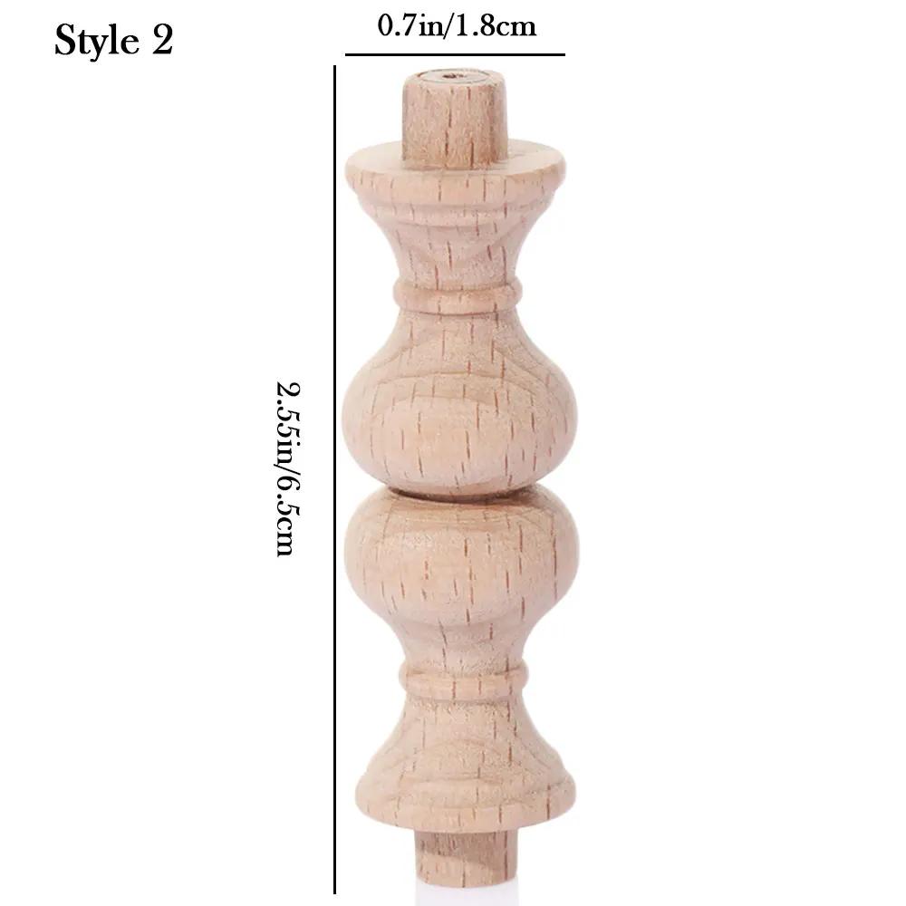 European Multi Styles Solid Wood Carved Furniture Foot Legs Cabinet Seat Feets Vintage Home Decoration Crafts Accessories