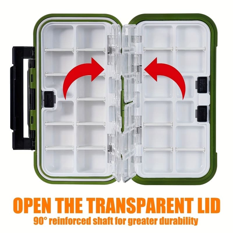 Waterproof Fishing Accessories Box Storage Tool Box Fishing Gear Soft Bait Fish Hook Storage Box Lead Box Sea Fishing Tools Large Capacity