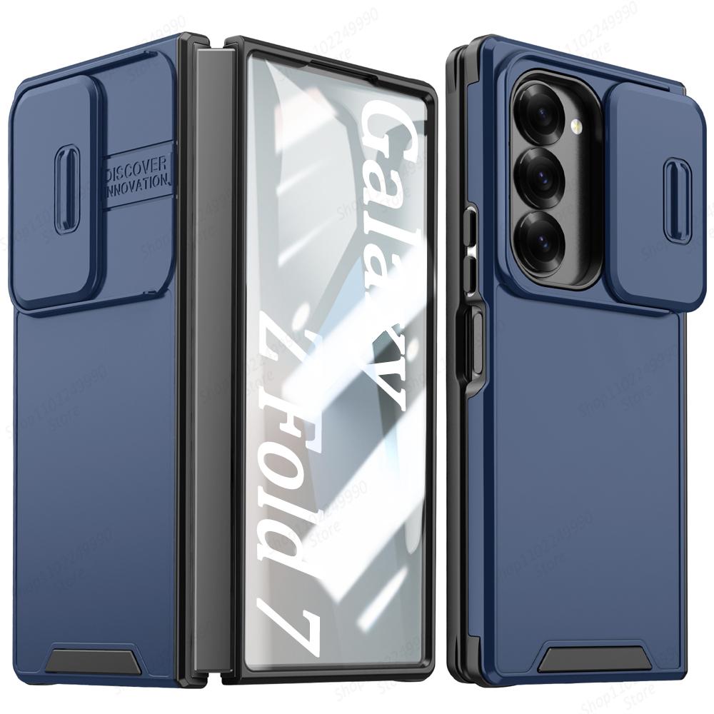

Heavy Duty Rugged Armor Phone Case For Samsung Z Fold 7 6 5 4 Funda For Samsung Z Flip 7 6 5 4 Slide Camera Protector Back Cover Galaxy Z Fold6