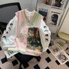2025 Girls' Knitted Vest & Shirt Two-Piece Set - Stylish Spring/Autumn Fashion