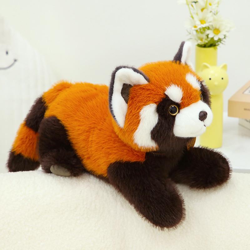 Raccoon Plush Fox Toy Cartoon Animal Stuffed Doll Room Decoration Gift Kids