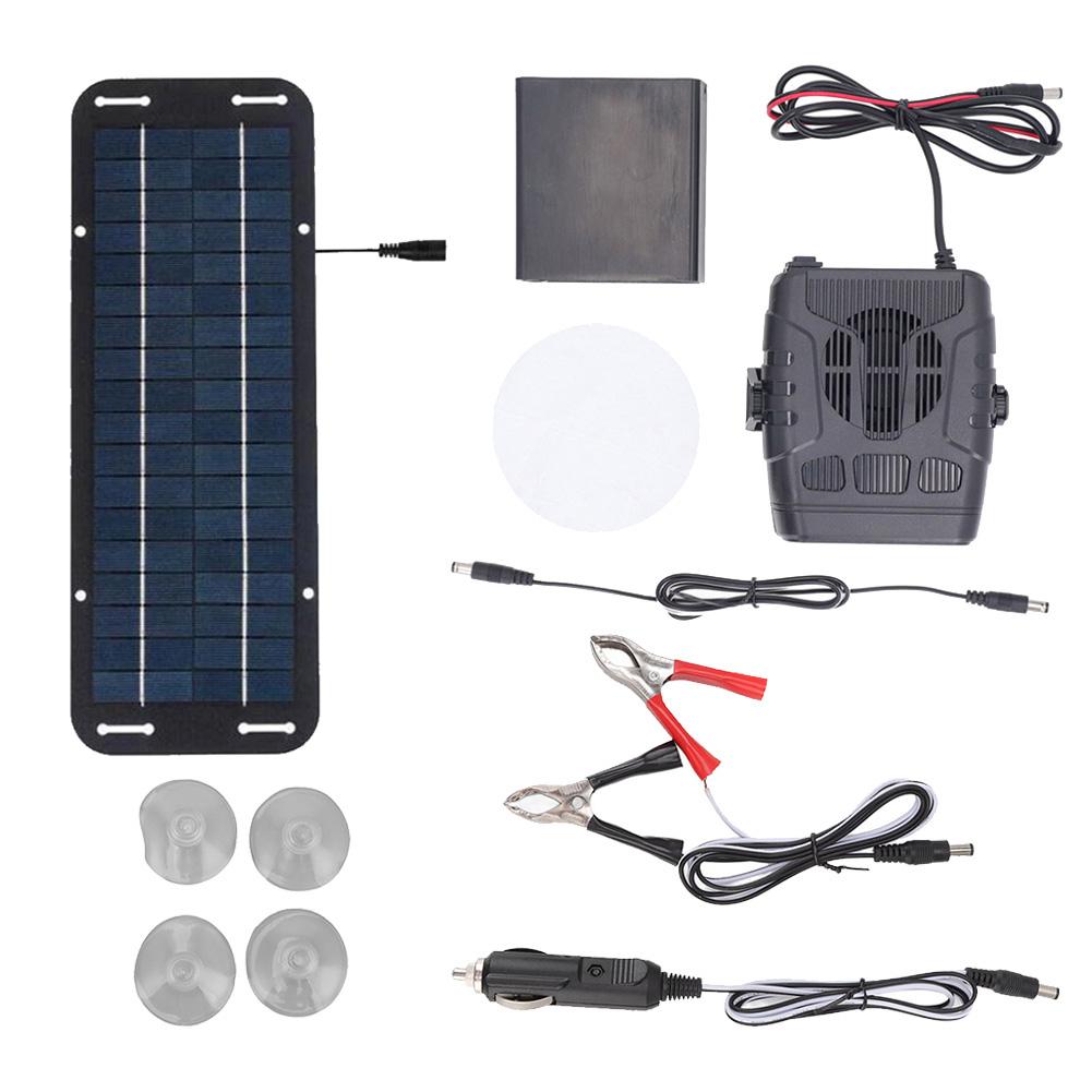Batteriebetriebene Solarheizung Tragbare Heizung Batteriefach Enteisungskits Wiederaufladbare Batterie Wärmegerät