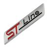 WGL2 3D Metal ST Line Logo Car Rear Trunk Badge Emblem Sider Fender Sticker For Ford STLine Focus Fiesta Mondeo Ecosport Kuga ESCAPE