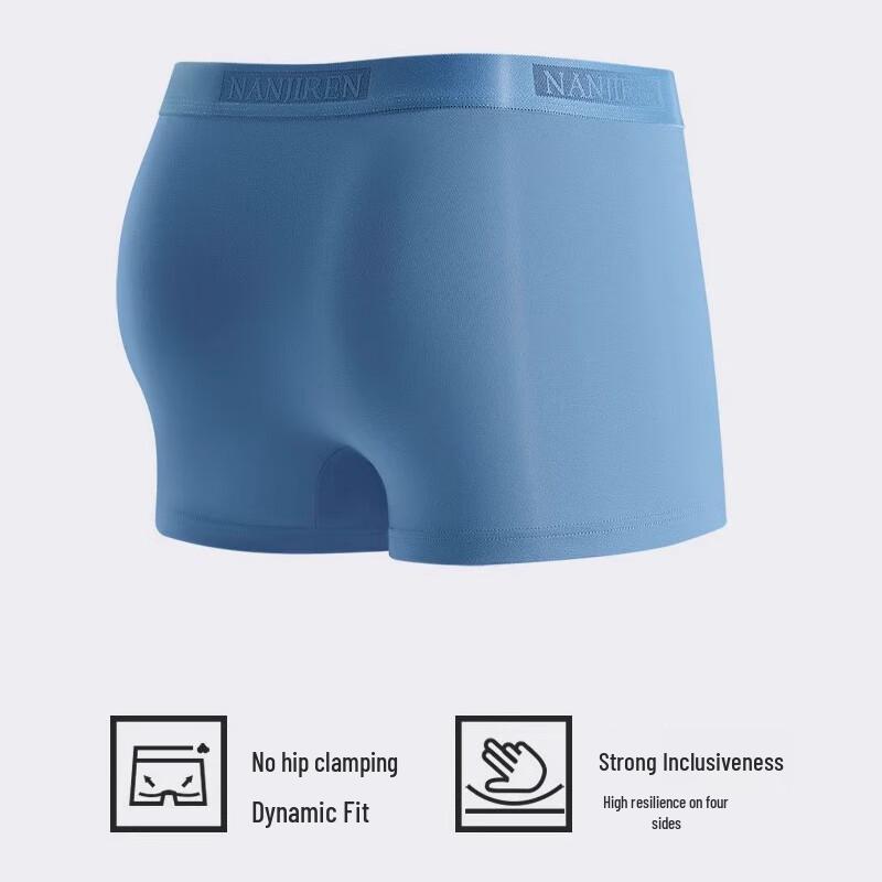 Nanjiren Men's Modal Antibacterial Boxer Briefs