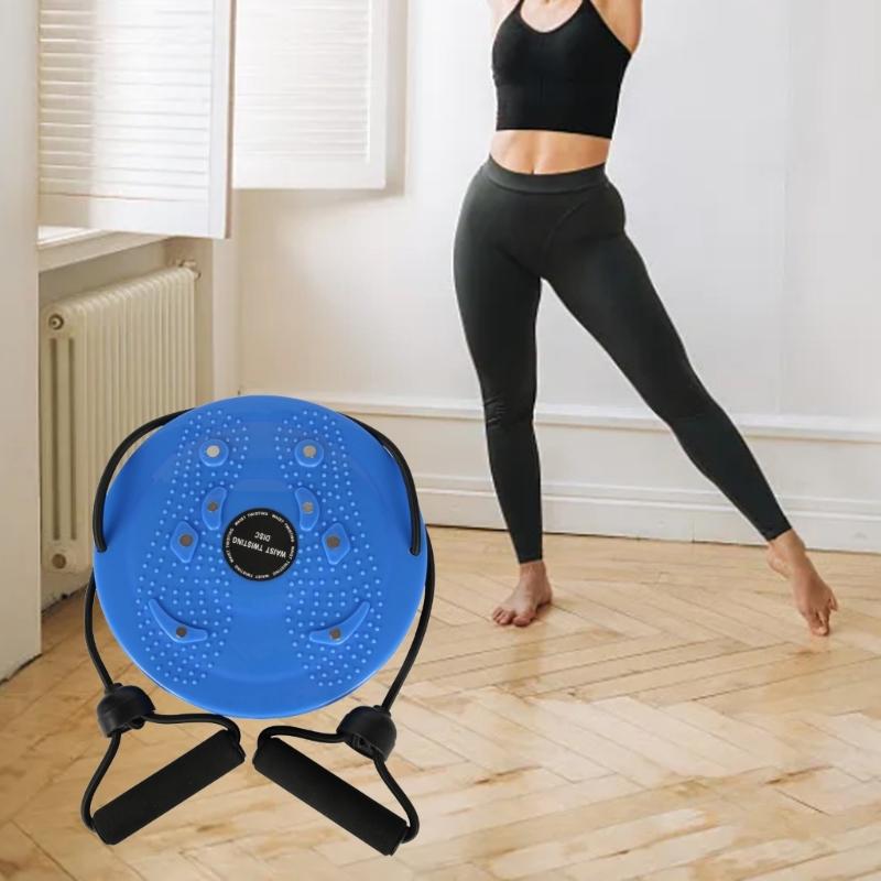 Twist Waist Disc Balance Board with Drawstrings, Body Shaping Waist Twisting Disc Fitness Waist Wriggling Plate