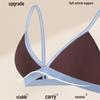 Französischer Triangel-Cup Damen-BH-Set - Schlankmachender Effekt, Tiefer Ausschnitt, Sexy, Schöner Rücken, Herbst Dünner Stil