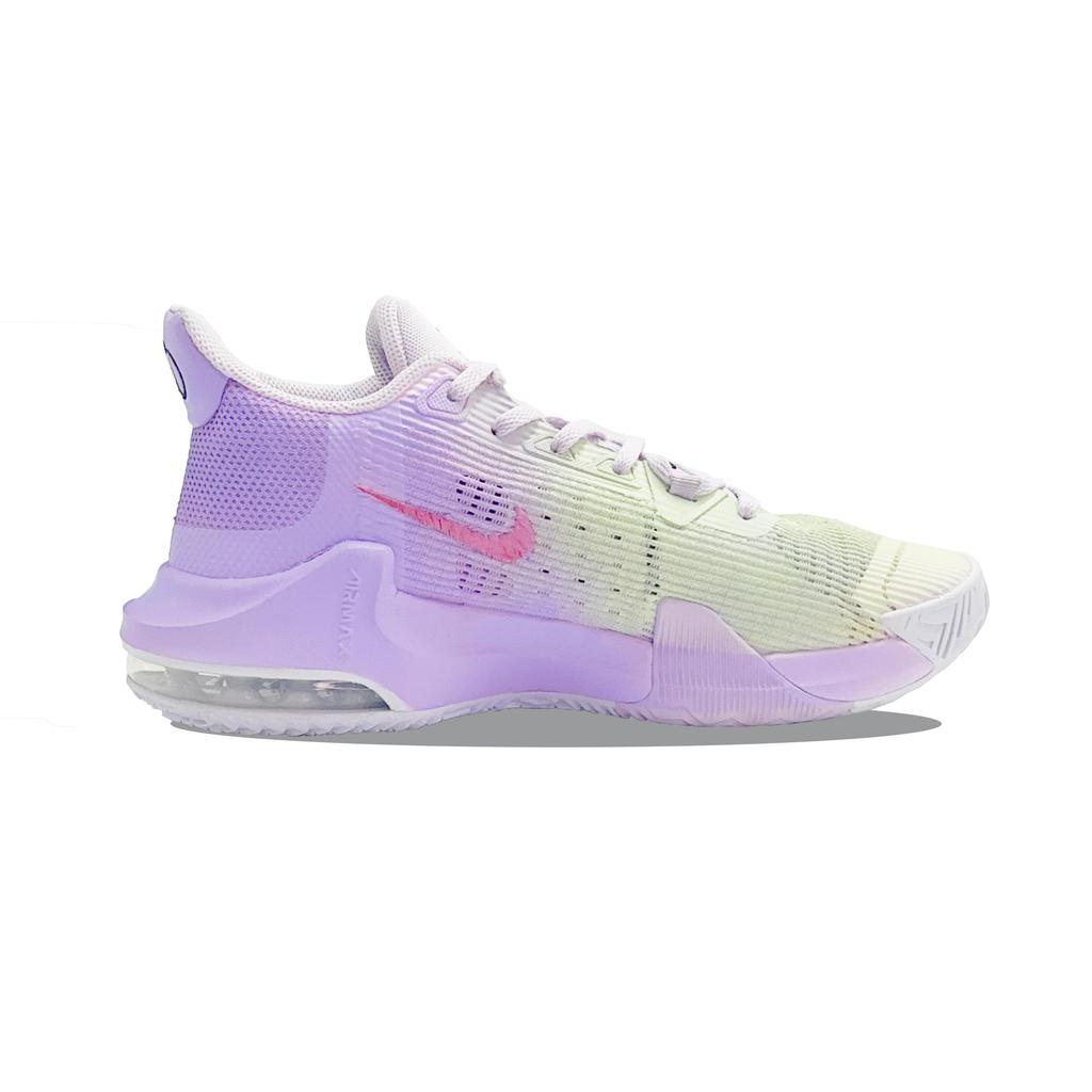 Nike Air Max Impact 3 Slip Resistant Abrasion Resistant Low top Basketball Shoes Men's Light Purple DC3725-101(Team546-A-BOX)