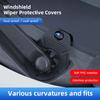 2Pcs Car Windshield Wiper Hole Protective Cover Dustproof Bottom Sleeve Sticker For Subaru STI Impreza Legacy Outback WRX BRZ XV Z13