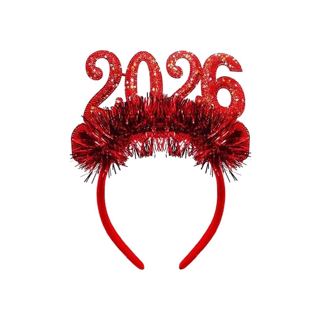 Opaska na głowę na imprezę sylwestrową, ozdobna opaska na głowę z cekinami na imprezę świąteczną