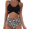 Women Swimwear Bikini Swimsuit Bathing Suit High Waist Sexy Cross Body Beach