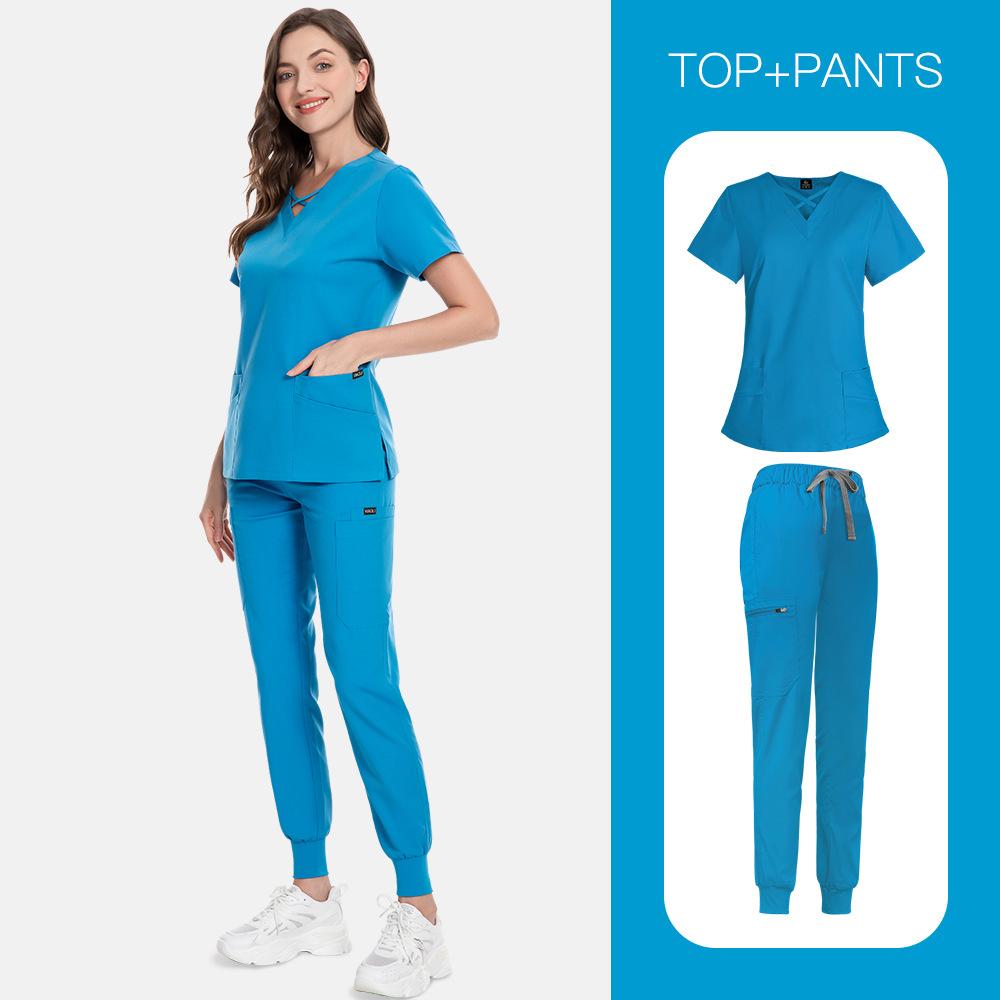 Women'S Handclothes Beauty Salon High Quality Thickened Spa Private Hospital Doctor Nurse Overalls Cleaning Uniform