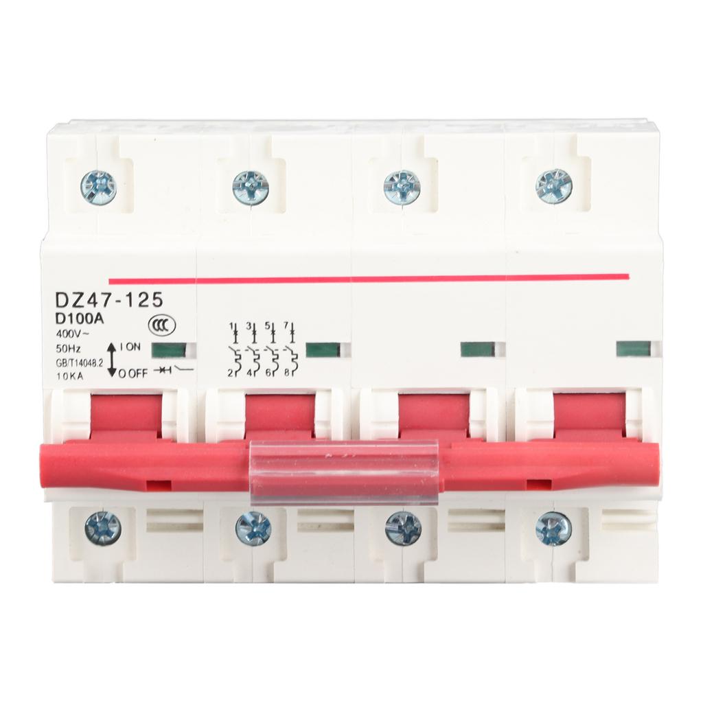 Circuit Breaker Miniature Air Switch D‑Type Industrial Supplies DZ47 125 100A