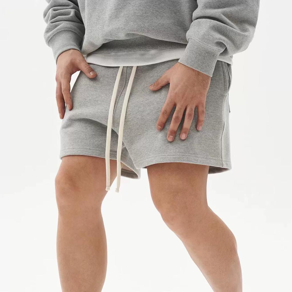 American Men's Fitness Breathable Pure Color Basketball Shorts