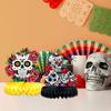 Of The Day Dead Themed Skull Pattern Party Desktop Paper Decoration Ornament