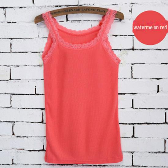 

Женская хлопковая кружевная майка: Тонкий летний жилет в японском и корейском стиле One Size