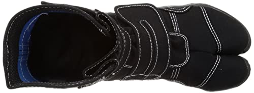 Shokaido VO-80F Black Crotch Safety Shoes with Puncture Protection Plates, Size 25.5cm