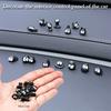 10Pcs Random Cute Little Coal Ball Black Elf Car Interior Decoration Funny Auto Center Console Rearview Mirror Ornaments