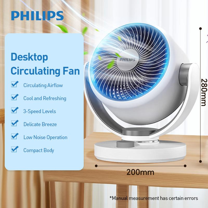 Philips Air Circulation Fan 3-Speed Levels Cool and Refreshing Air Circulation Fan