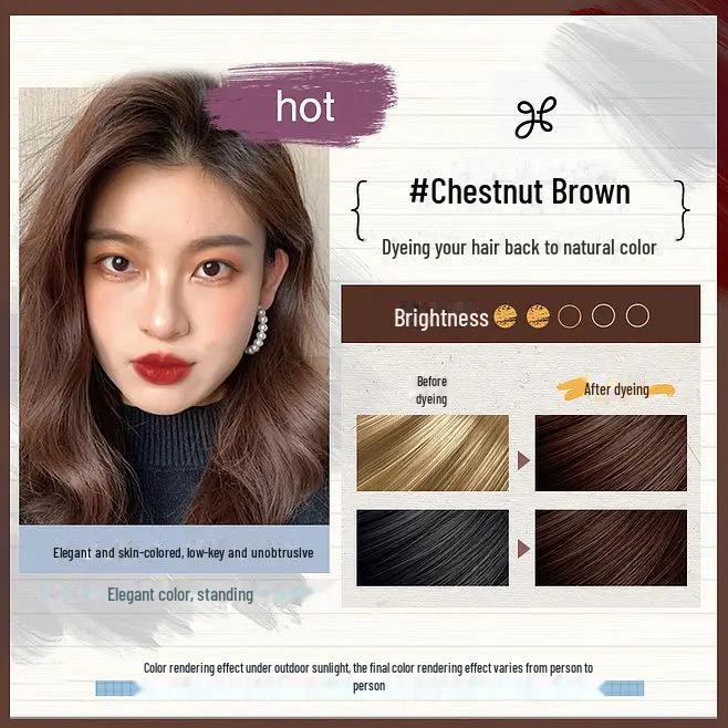 Hongyancui One-Wash Schwarze Haarfarbe: Erreichen Sie zu Hause natürliches schwarzes Haar ohne Schäden
