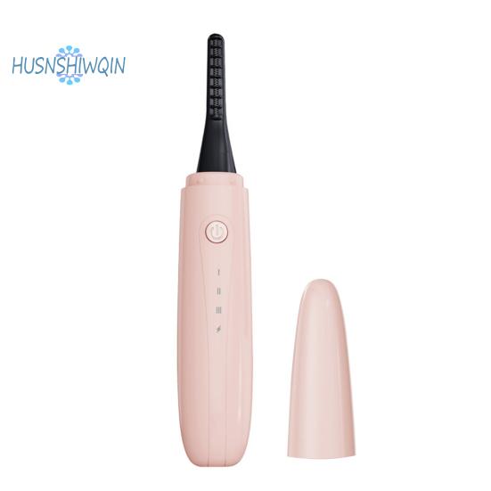 

Щипцы для завивки ресниц 3 температурные настройки Светодиодный индикатор Защита от выключения USB Аккумуляторная щипцы для завивки ресниц с подогревом Женский макияж Длительный инструмент для ресниц розовый