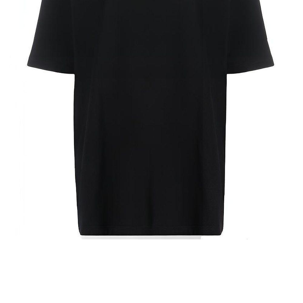 Balenciaga Political Campaign SS20 Drop Shoulder Sleeve T Shirt Women's Black Loose Fit Edition 620941TIV521070