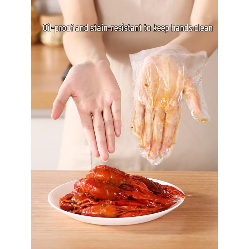 MARYYA Disposable PE Gloves (50 Count)