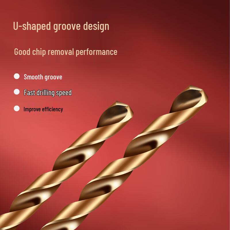 TG Extended Cobalt HSS Deep Hole Metal Twist Drill Bit