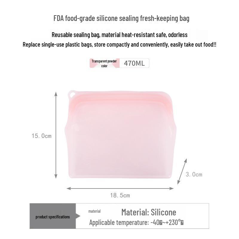Sheng Bang Rong Silicone Collapsible Fresh-Keeping Lunch Box: Portable, Food-Grade Container for Snacks, Fresh Fruit, and More
