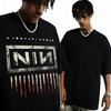 Nine Inch Nails NIN Rockband Kleding Heren Dames Katoenen T-shirt Katoenen Tee Print Oversized T-shirt Zomer Unisex Kleding 2026