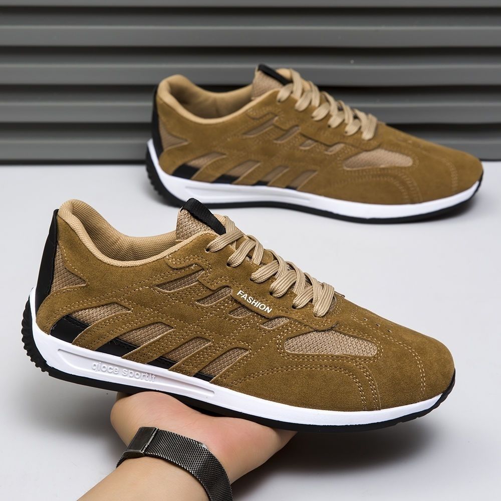 Breathable simple and lightweight running shoes outdoor soft sole comfortable sports and leisure Forrest Gump shoes 39 коричневый