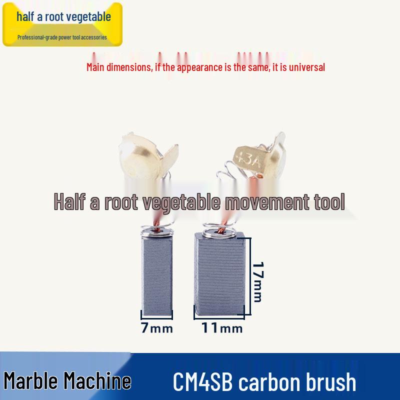 Akcesoria do przecinarki do marmuru Hitachi CM4SB: Wirnik, Stojan, Płyta dociskowa, Szczotka węglowa, Aparatura rozdzielcza