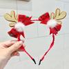 Sweet Christmas Antler Bow Headdress - Festive Fairy Hair Accessory