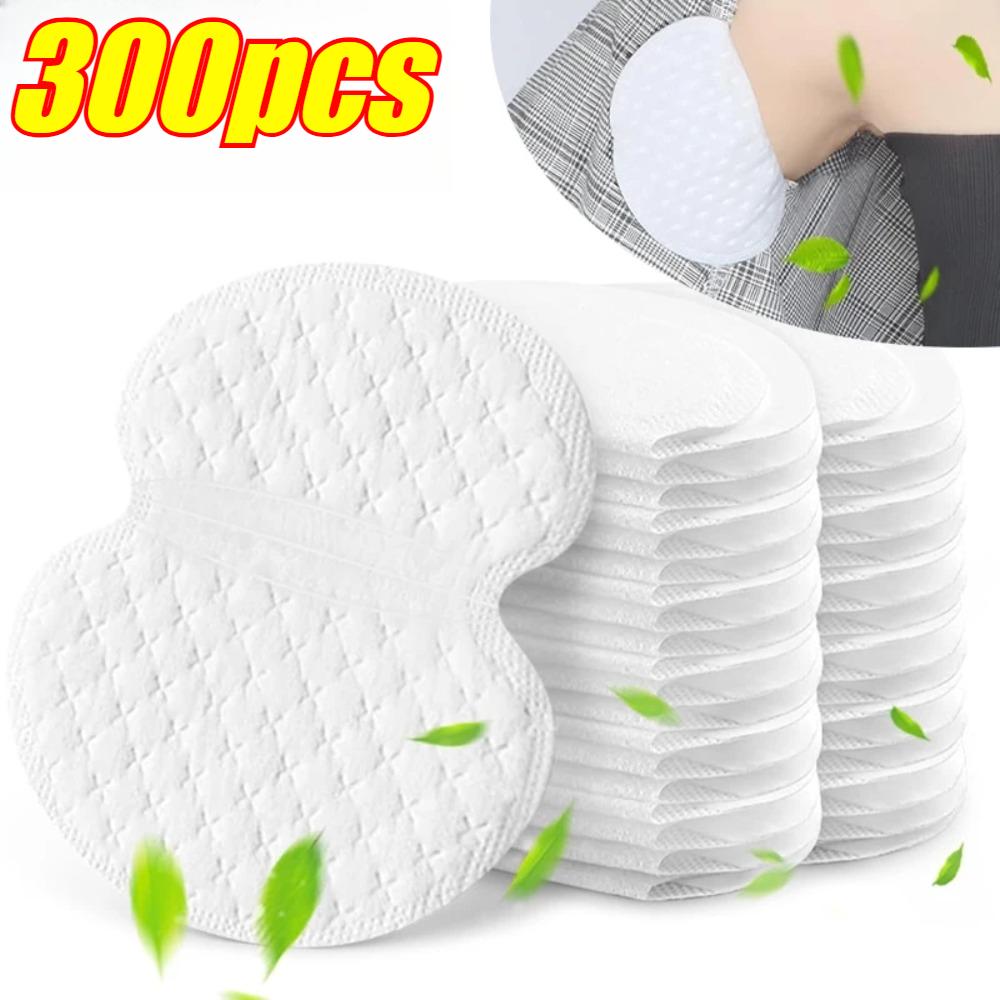 20/50/100/200/300 peças Almofadas para Suor nas Axilas Laváveis Absorventes de Suor Protetores Suor Vestido Transpiração Almofadas Escudo