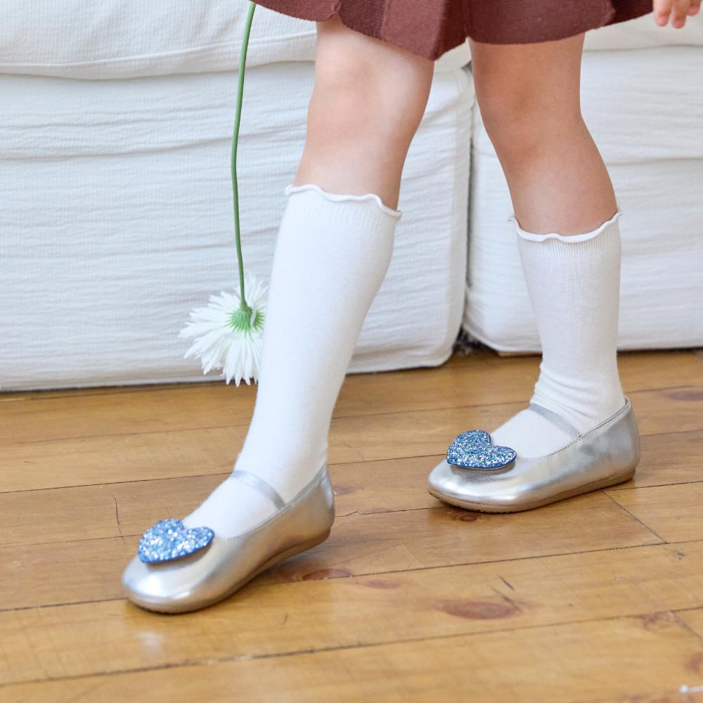 [Babyzzam] Girls' Soda Flat Silver [Y979-10014]