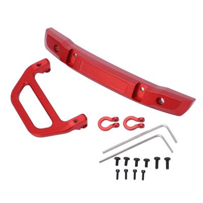 Front Bumper Aluminum Alloy with U Shape Hook for RC Car Replacement Accessories for AXIAL 1 24 SCX24