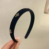 1PC Retro Hair Hoop Temperament Bee Wide Hair Hoop Hairbands for Women French Versatile Fashion Headband Girl Hair Accessories
